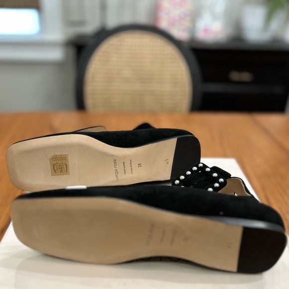 Sergio Rossi black suede flats size 36 - Picture 4 of 4